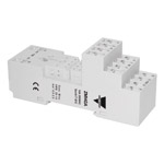 Image CG.ZRM2N - BASE RELAIS 2 PÔLES RMIA (BASE+RESSORT MÉTALLIQUE)