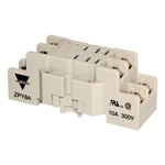 Image BASE RAIL DIN 8 BROCHES UL CSA (BASE+RESSORT MÉTALLIQUE)