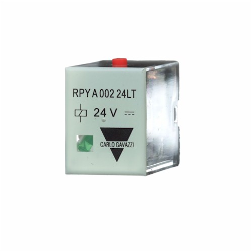 Image RELAIS DPDT 2 CONTACTS FORME C 10A 24VCC BOBINE LED