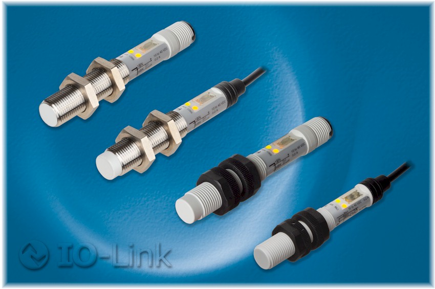 Smart M12 Capacitive Proximity Sensors with IO-Link Communications